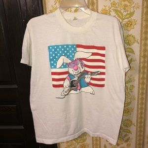 ©️1986 ZOO CREW Bunny T-shirt VINTAGE